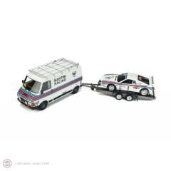 1:18 Fiat 242 + Trailer + Lancia 037 Martini Röhrl Monte Carlo Rally 1983