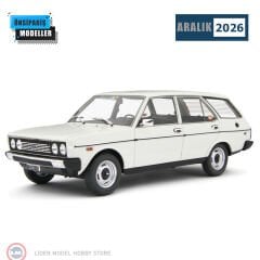 1:18 Laudo Racing 1974 Fiat 131 Kartal 1600 Mirafiori Familiare Special Bianco