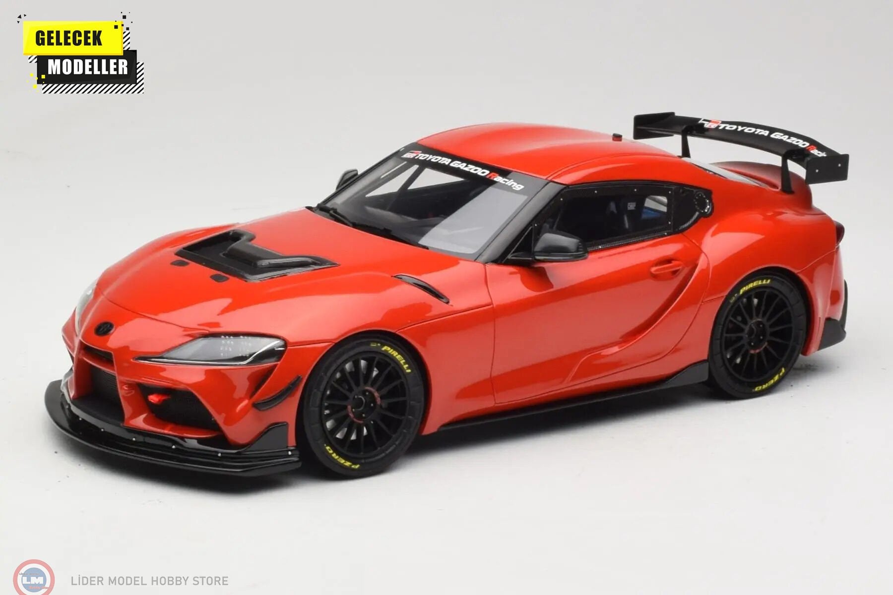 1:18 OTTO 2022 Toyota Supra GT4 100 Edition Plasma Orange
