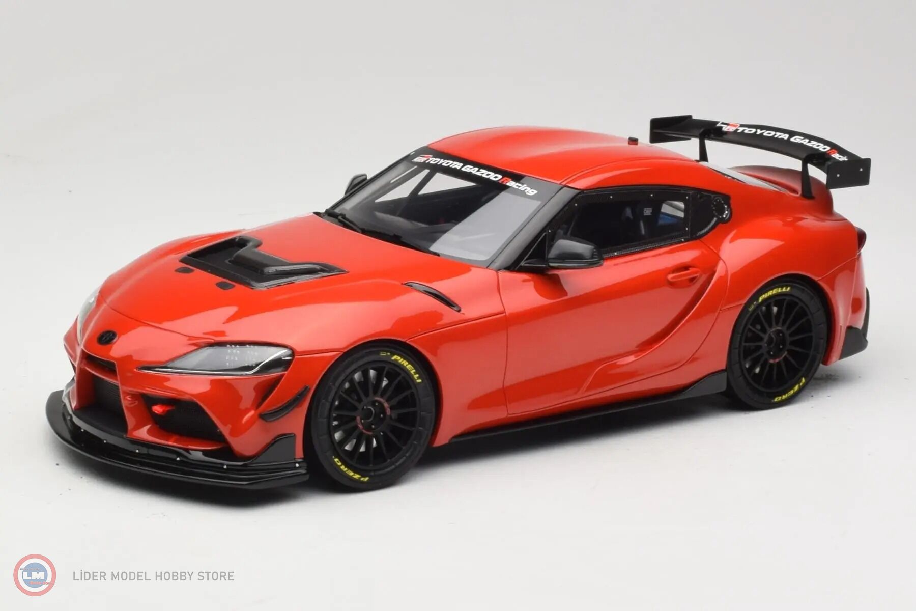 1:18 OTTO 2022 Toyota Supra GT4 100 Edition Plasma Orange