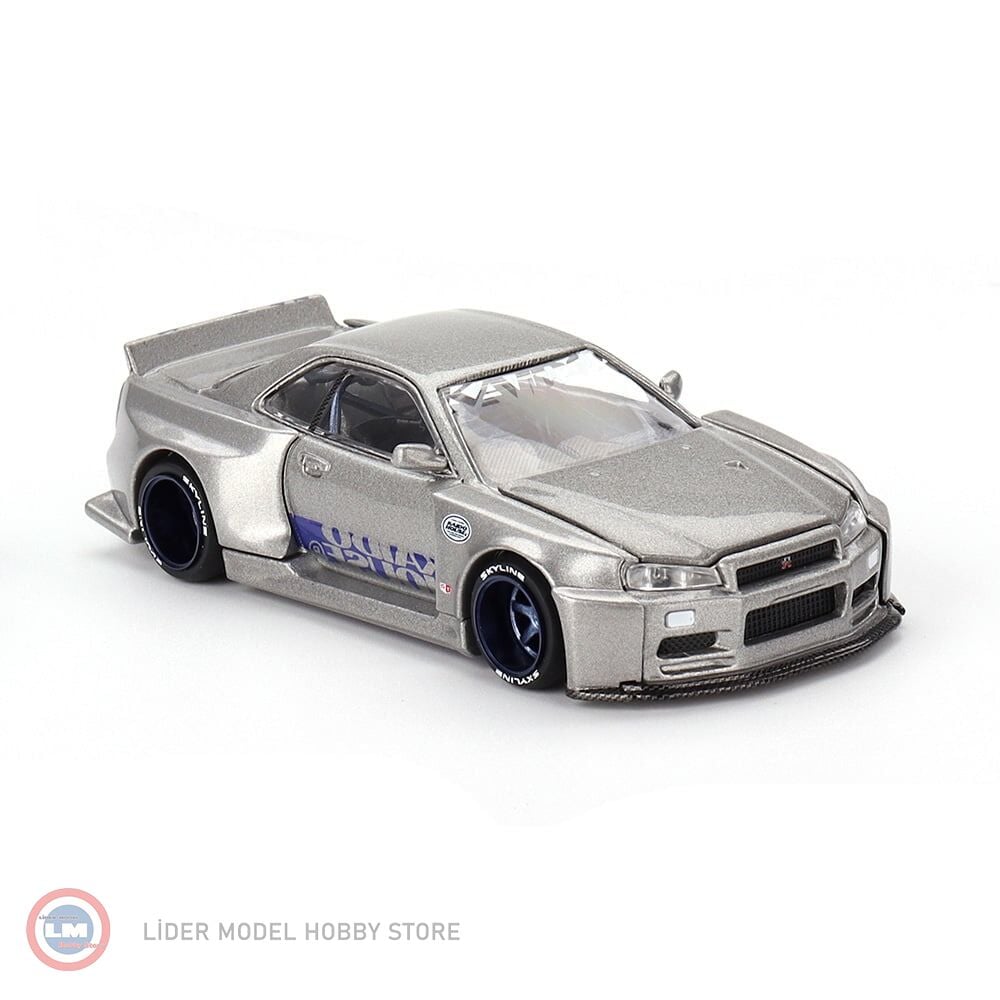 1:64 Mini GT Kaido 1999 Nissan SKYLINE GT-R (R34) KAIDO WORKS SHINJUKU V1