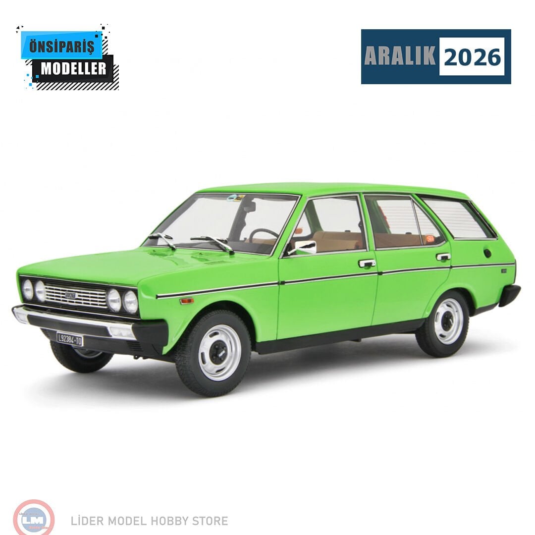 1:18 Laudo Racing 1974 Fiat 131 1600 Mirafiori Familiare Special Verde Chiaro