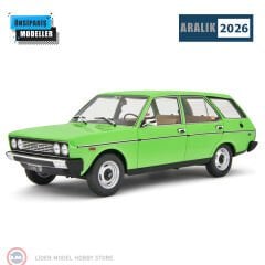 1:18 Laudo Racing 1974 Fiat 131 Kartal 1600 Mirafiori Familiare Special Verde Chiaro