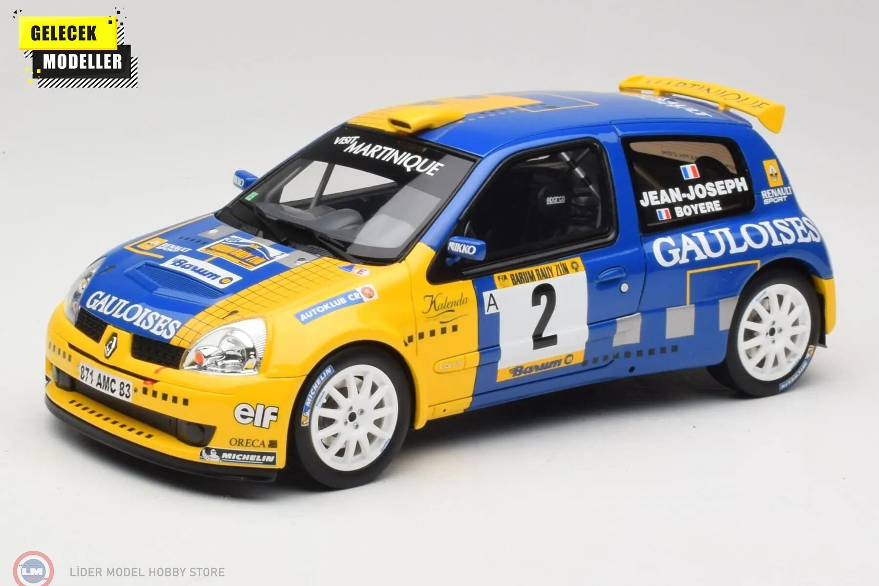 1:18 OTTO 2004 Renault Clio S1600 Barum Rally Zlin #2