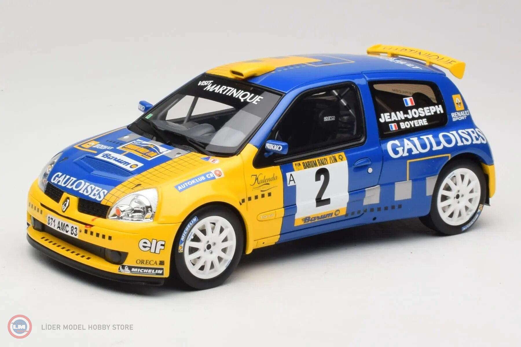 1:18 OTTO 2004 Renault Clio S1600 Barum Rally Zlin #2