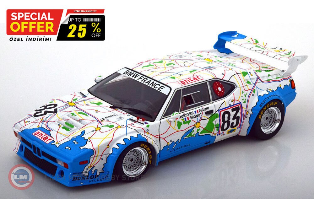 1:18 1980 BMW M1 #83 24h LeMans 1980 - QuesterPironiMignot