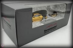 1:64 1996 Ferrari F40 LM Press Version Modena YellowSilver Wheels