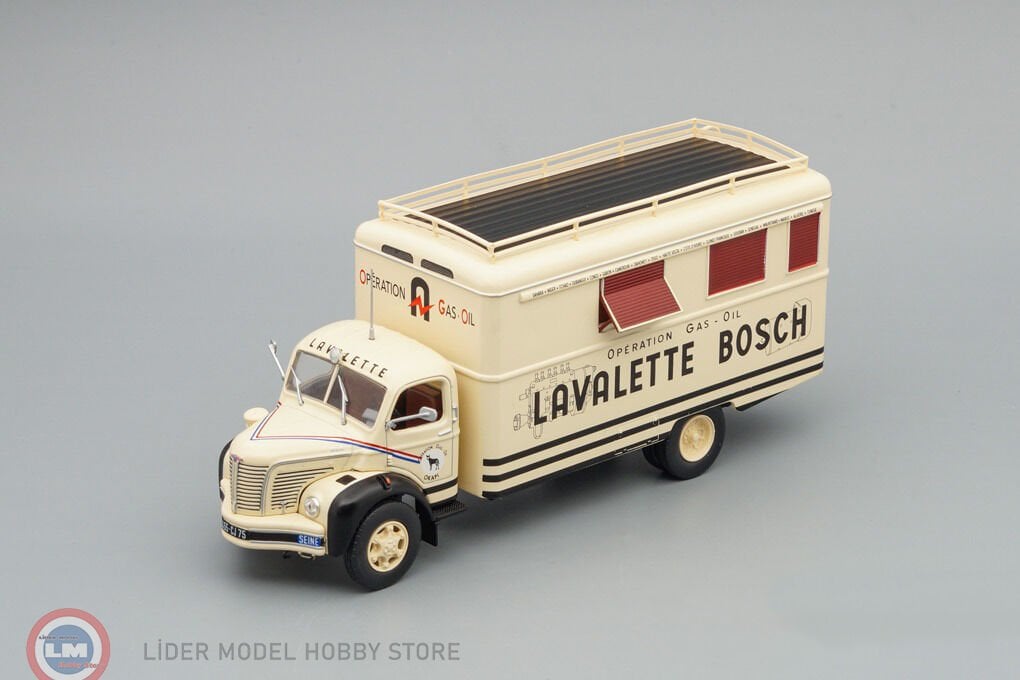 1:43 Atlas 1969 Berliet GLC6 '' Version II''  Truck Operation Gas Oil Lavalette bosh