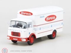 1:43 Atlas 1959 Berliet Gak Truck Biscuit Brun