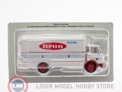 1:43 Atlas 1959 Berliet Gak Truck Biscuit Brun