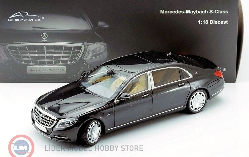 1:18 Almost Real 2016 Mercedes Benz Maybach S Class S650 Obsidian Black