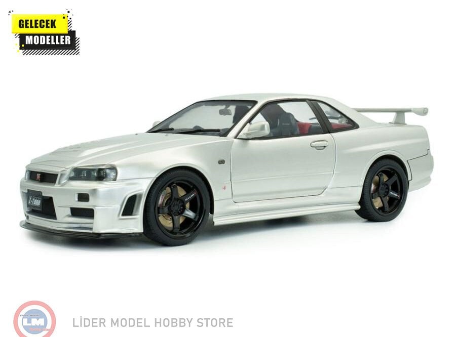 1:18 Solido 1999 Nissan Skyline R34 GT-R  Z-Tune - silver