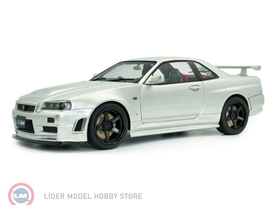 1:18 Solido 1999 Nissan Skyline R34 GT-R  Z-Tune - silver