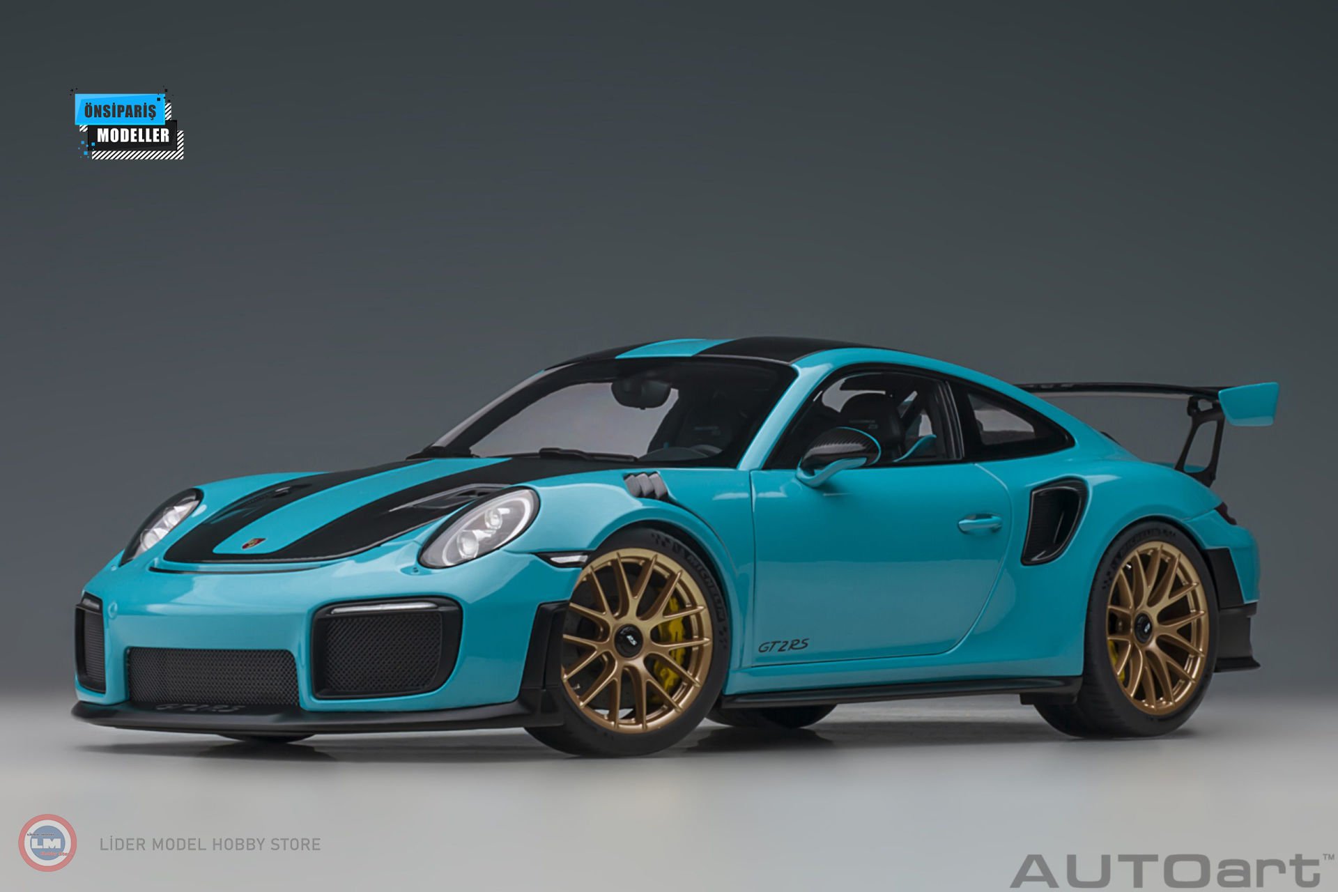 Autoart - 1:18 2017 Porsche 911 (991.2) GT2 RS Mavi - 15.594,61 TL