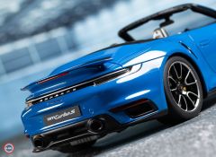 1:18 2020 PORSCHE 911 (992) TURBO S CABRIOLET - SHARK BLUE
