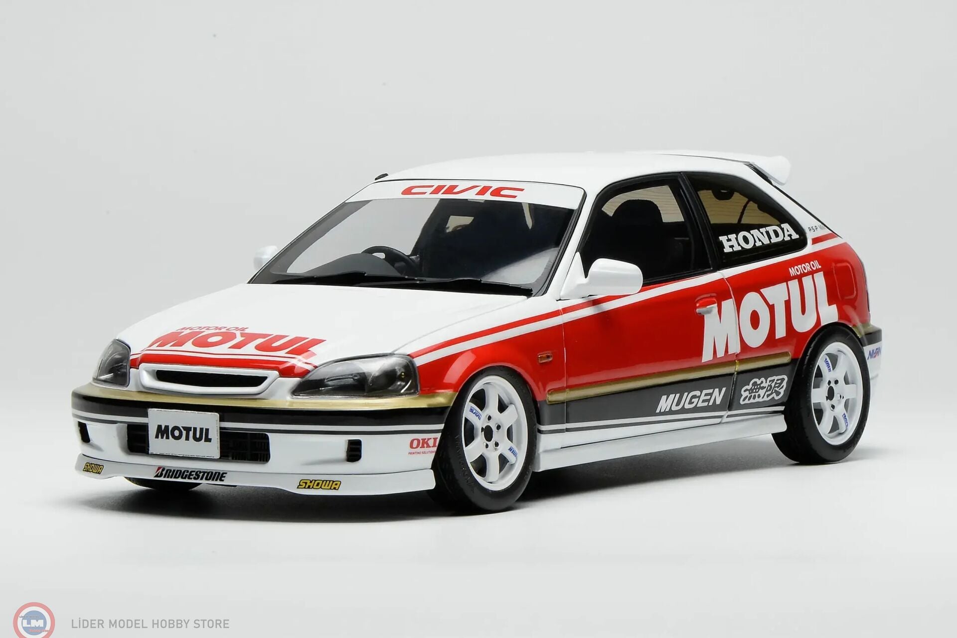 1:18 Motorhelix Honda Civic Type R EK9 MOTUL Livery