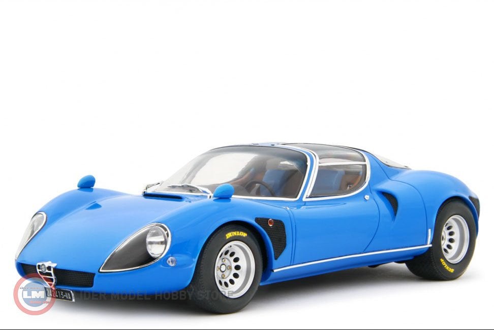 1:18 1967 Alfa Romeo 33 Coupè Stradale D Version Telaio 111 Blue