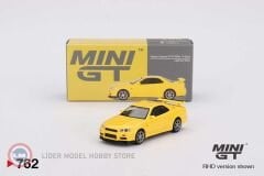 1:64 1999 Nissan SKYLINE GT-R (R34) VSPEC LIGHTNING YELLOW