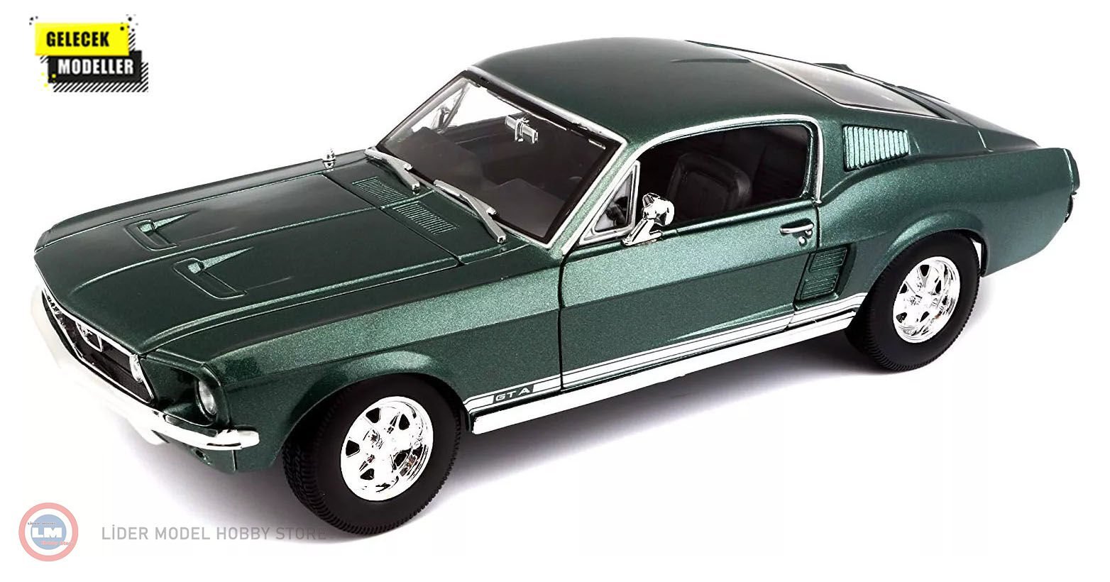 1:18 Maisto 1967 Ford MUSTANG GTA FASTBACK