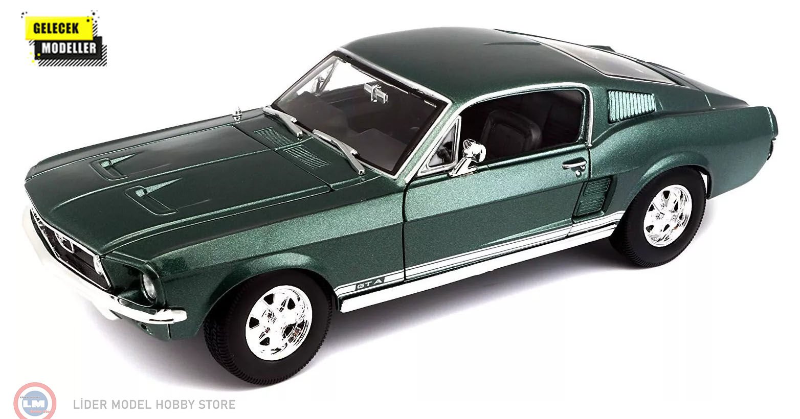 1:18 Maisto 1967 Ford MUSTANG GTA FASTBACK