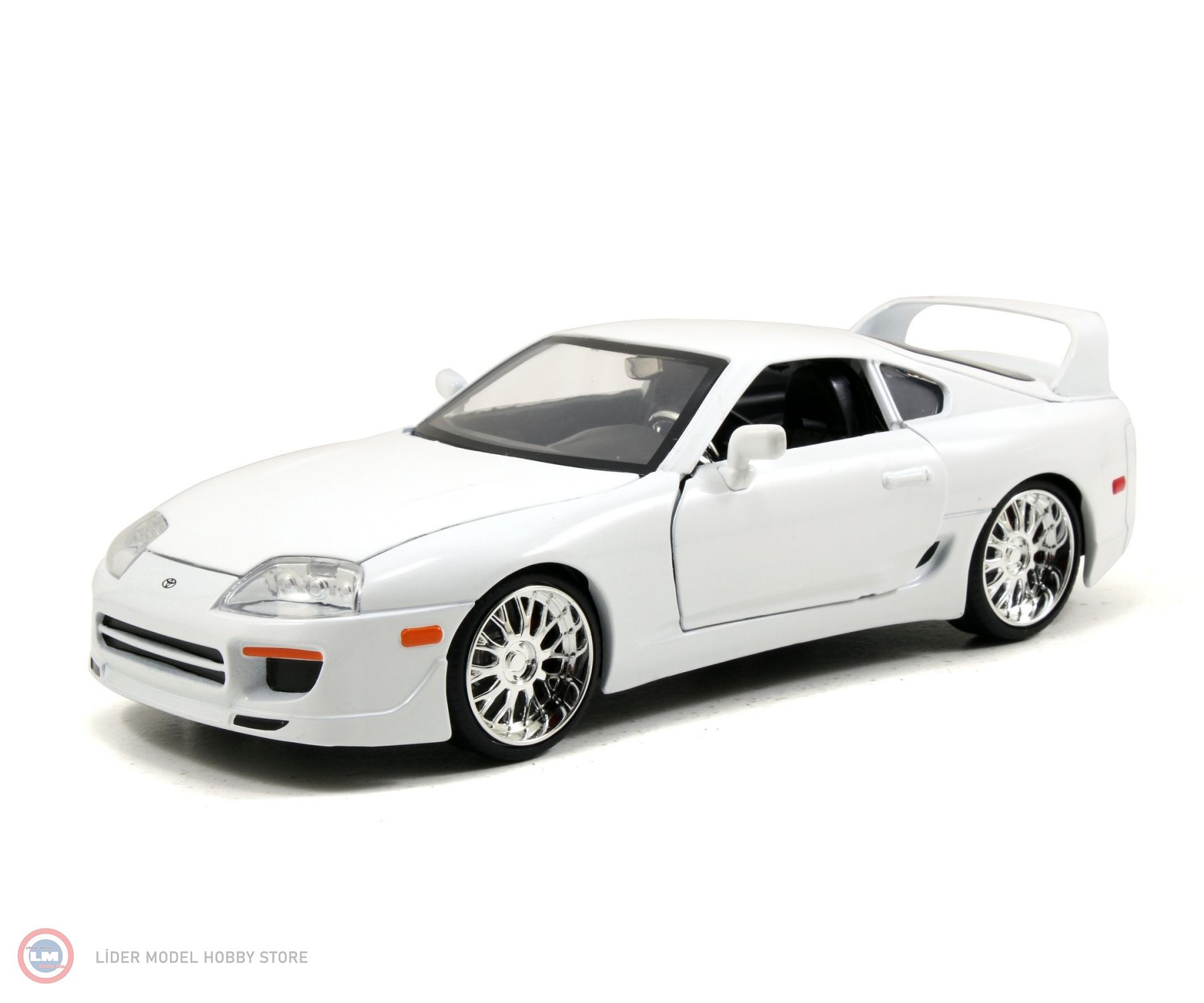 1:24 Jada 1995 Brian's Toyota Supra White - Fast & Furious