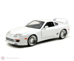 1:24 Jada 1995 Brian's Toyota Supra White - Fast & Furious