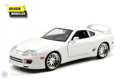 1:24 Jada 1995 Brian's Toyota Supra White - Fast & Furious