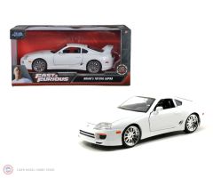 1:24 Jada 1995 Brian's Toyota Supra White - Fast & Furious