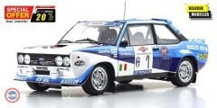 1:18 Kyosho 1978 Fiat 131 Abarth Rallye Costa Smeralda Alen Kivimaki