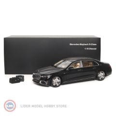1:18 2021 Mercedes Benz Maybach S Class S680 V12 Biturbo Obsidian Black