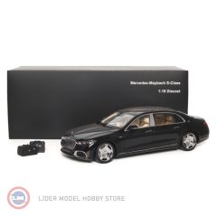 1:18 2021 Mercedes Benz Maybach S Class S680 V12 Biturbo Obsidian Black