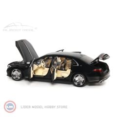 1:18 2021 Mercedes Benz Maybach S Class S680 V12 Biturbo Obsidian Black