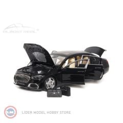 1:18 2021 Mercedes Benz Maybach S Class S680 V12 Biturbo Obsidian Black