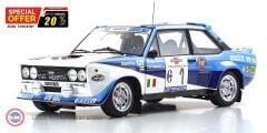 1:18 Kyosho 1978 Fiat 131 Abarth #1 Rallye Costa Smeralda Alen Kivimaki