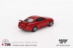 1:64 1999 Nissan SKYLINE GT-R (R34) VSPEC ACTIVE RED