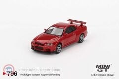 1:64 1999 Nissan SKYLINE GT-R (R34) VSPEC ACTIVE RED
