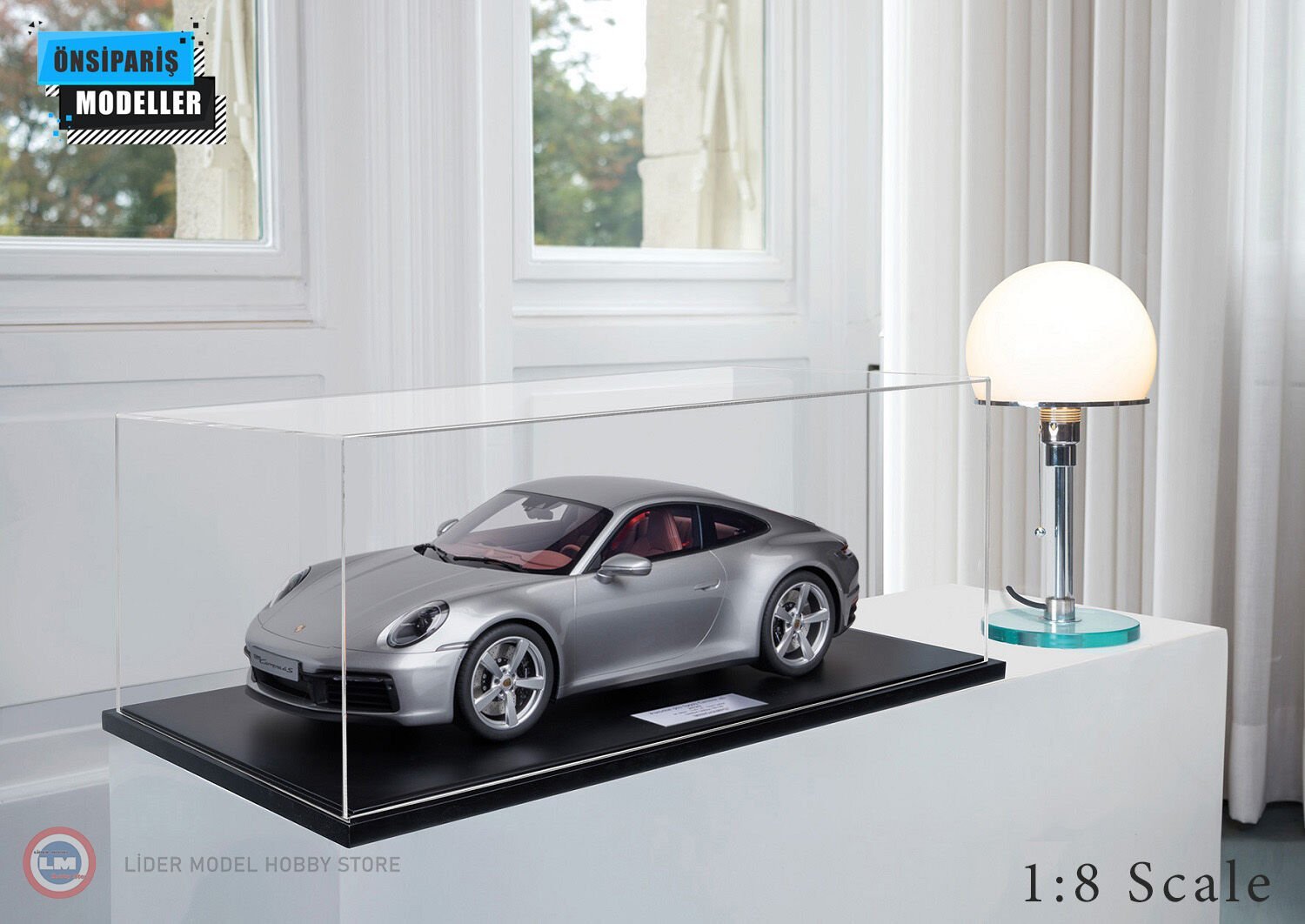 1:8 Minichamps 2020 Porsche 911 (992) CARRERA 4S - Ön Sipariş