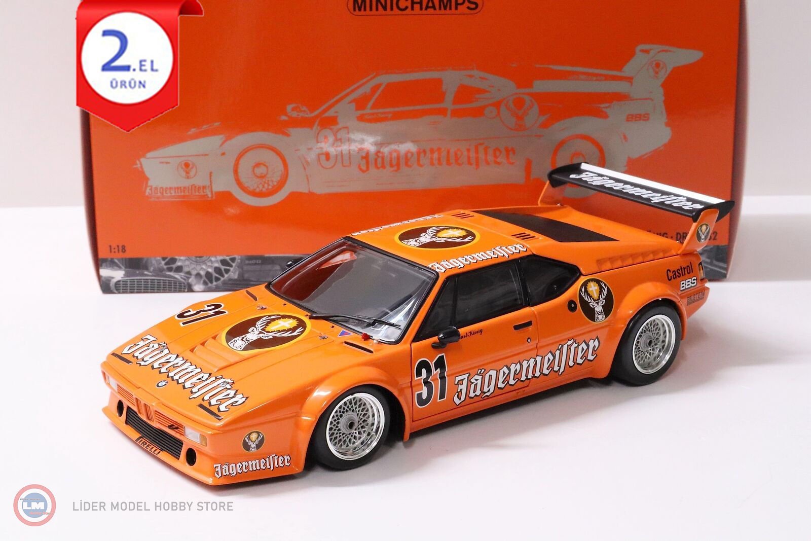 1:18 1982 BMW M1 Jagermeister