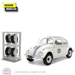 1:24 Jada Volkswagen Beetle #53 Herbie The Love Bug ve Jant seti