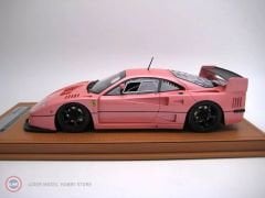 1:18 1996 Ferrari F40 LM Press Version Metallic Pink with 5 Spoke black Rims