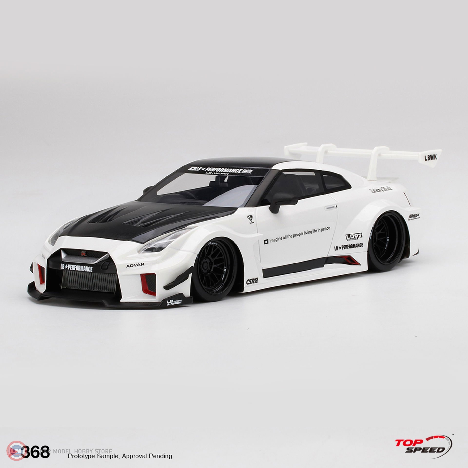 1:18 Top Speed 2020 Nissan 35 GT-RR Version 2 LB Silhouette Works