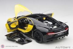 1:18 Autoart 2017 Bugatti Chiron (Jaune MolsheimNocturne Black)