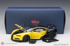 1:18 Autoart 2017 Bugatti Chiron (Jaune MolsheimNocturne Black)