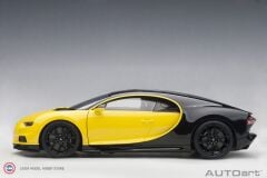 1:18 Autoart 2017 Bugatti Chiron (Jaune MolsheimNocturne Black)