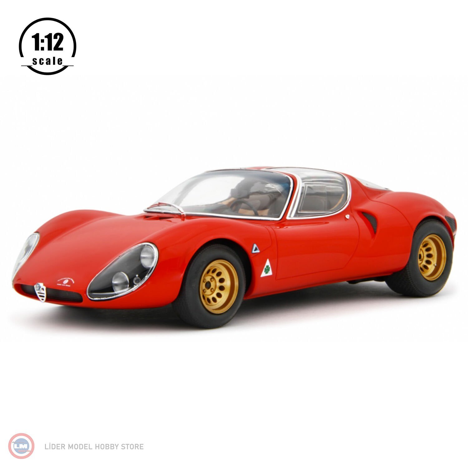 1:12 Laudo Racing 1967 Alfa Romeo 33 Coupe Stradale 1967 Museum Version