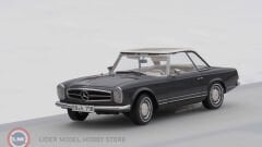 1:18 Schuco 1968 Mercedes Benz 280 SL W113 Pagoda Dark Grey