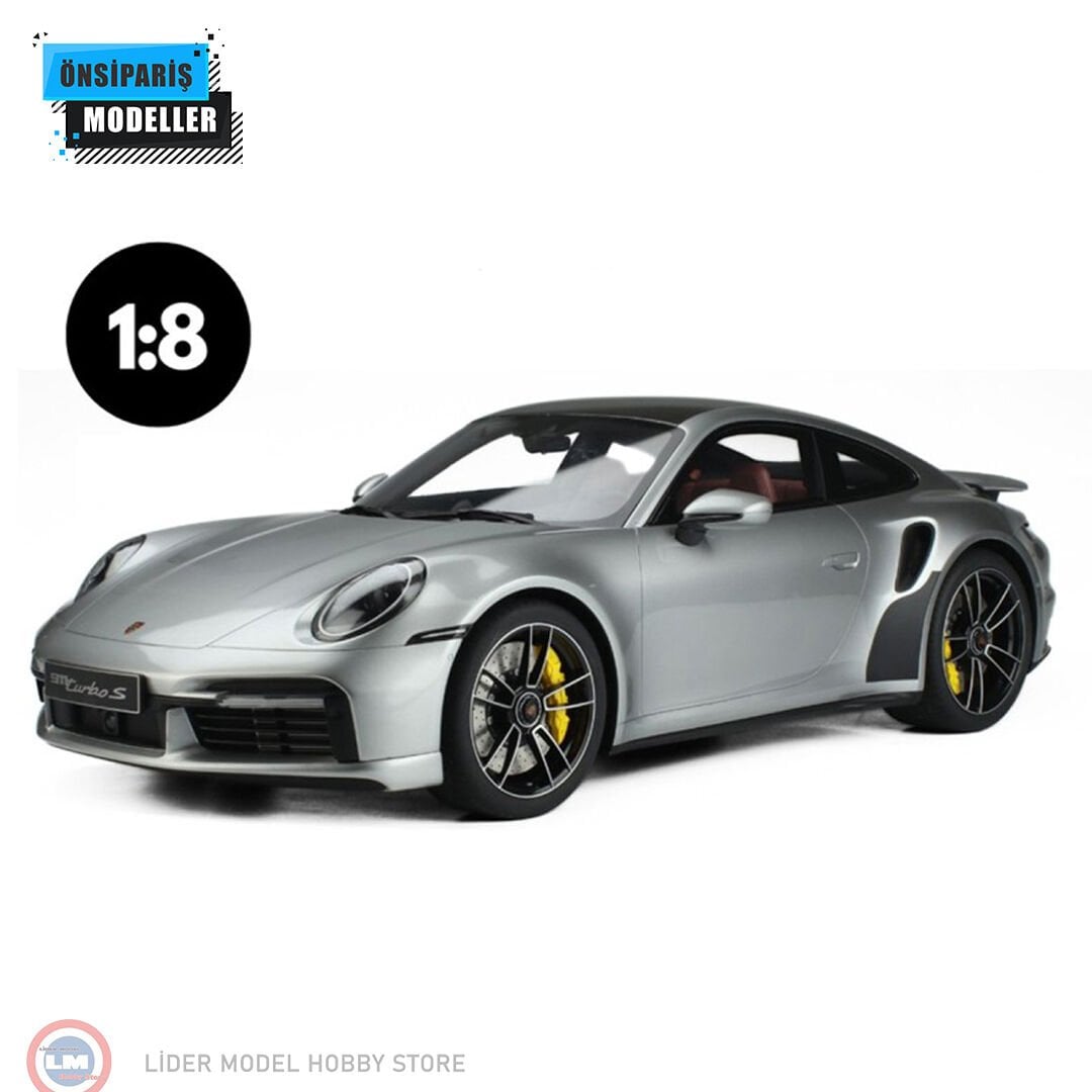 1:8 GT Spirit 2020 Porsche 911 992.1 Turbo S Silver