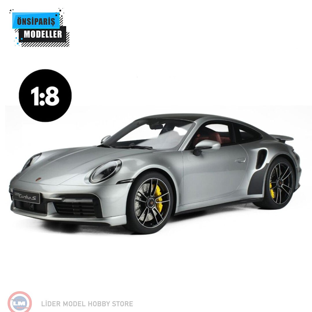 1:8 GT Spirit 2020 Porsche 911 992.1 Turbo S Silver