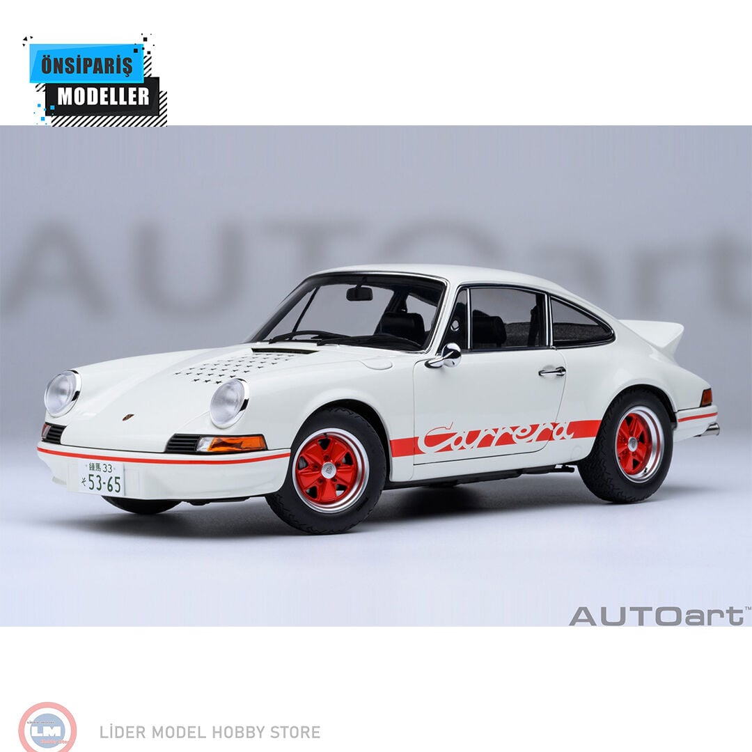1:18 Autoart 1973 Porsche 911 Carrera 2.7 RS THE CIRCUIT WOLF