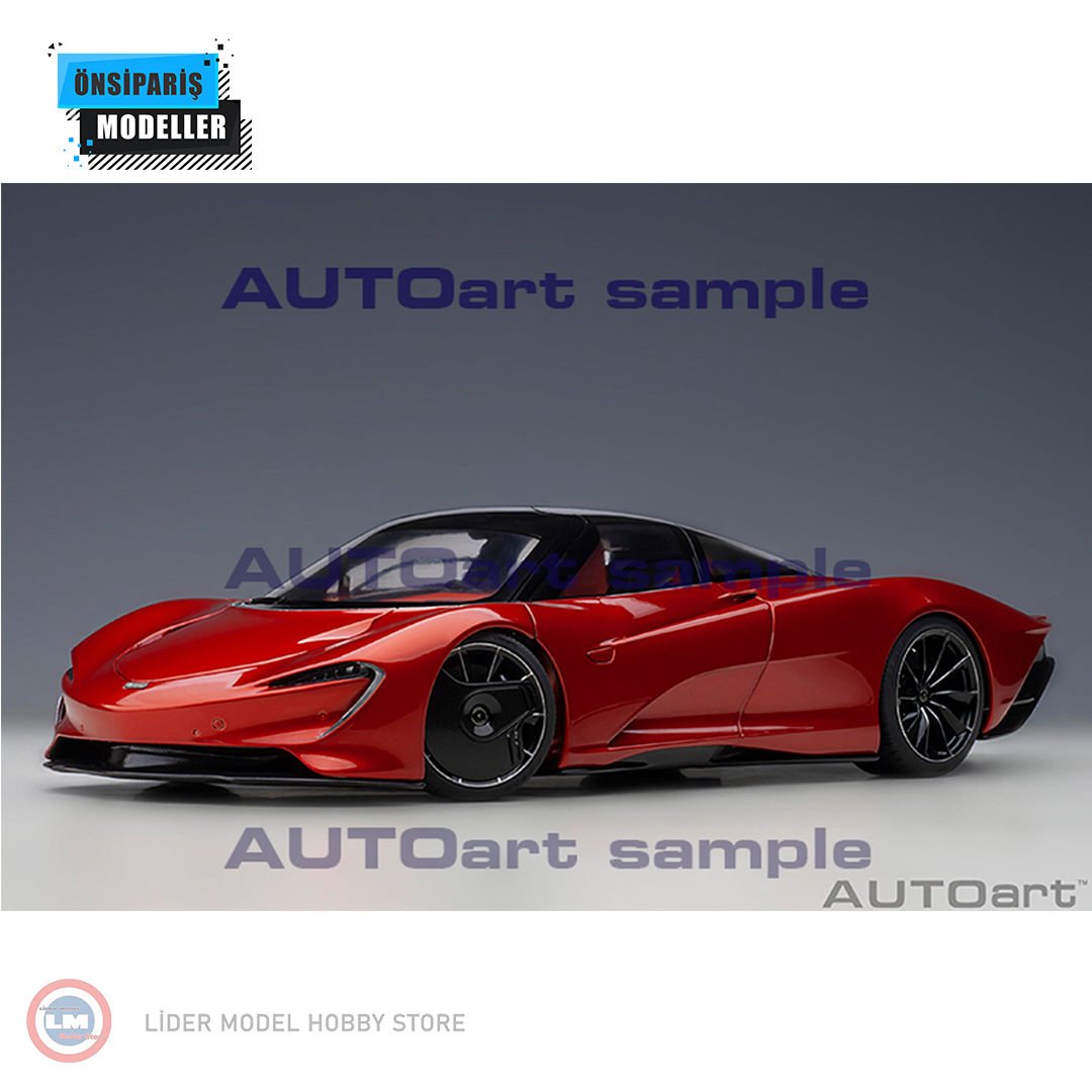 1:18 2020 Mclaren Speedtail 76088 volcano orange